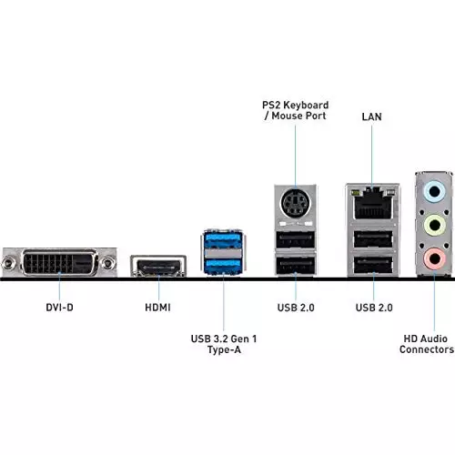 MSI Intel H410M-A PRO Micro-ATX Motherboard - 0