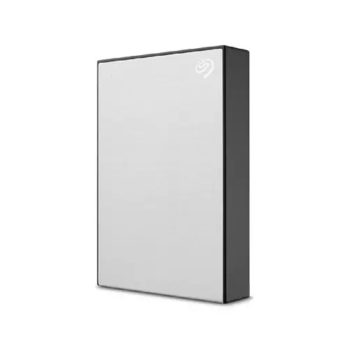 Seagate One Touch 5TB External Hard Drive With Password (Silver) - 1