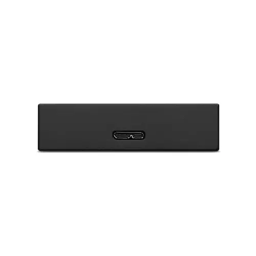 Seagate One Touch 5TB External Hard Drive With Password (Silver) - 2