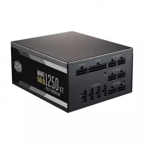 Cooler Master MWE Gold 1250 V2 Full Modular 1250W 80 PLUS Gold Power Supply - 1