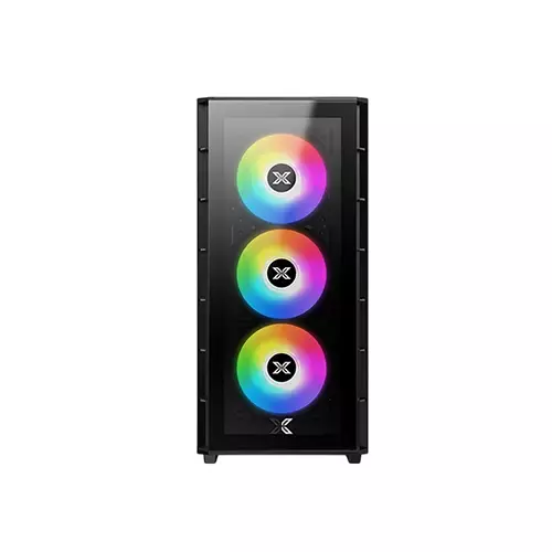 XIGMATEK ELITE ONE TEMPERED GLASS ATX GAMING CASE (BLACK) - 2