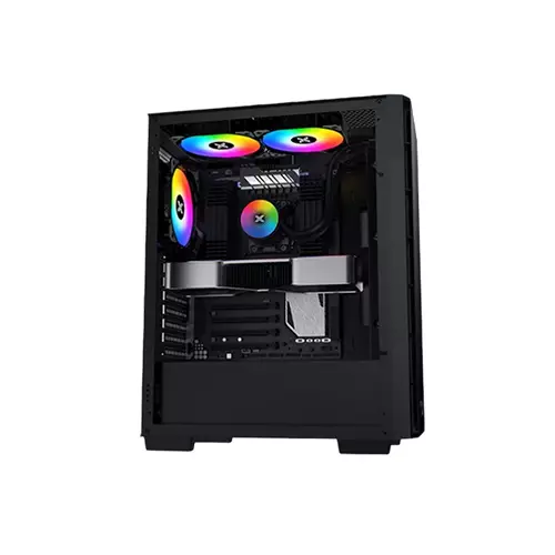 XIGMATEK ELITE ONE TEMPERED GLASS ATX GAMING CASE (BLACK) - 3