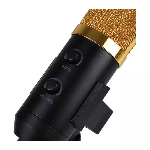 BM-100FX USB POWERED CONDENSER STUDIO RECORDING MICROPHONE WITH NOISE CANCEL AND ECHO EFFECT - 1