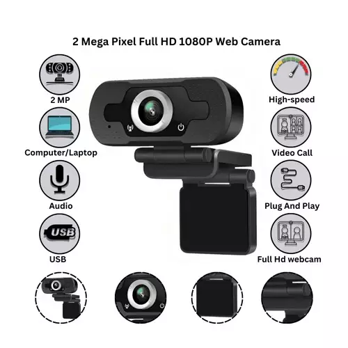 Champion Two Mega Pixel Full HD 1080P Web Camera - 1