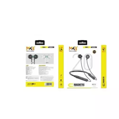MKB V01 Magnetic ENC Wireless Neckband - 1