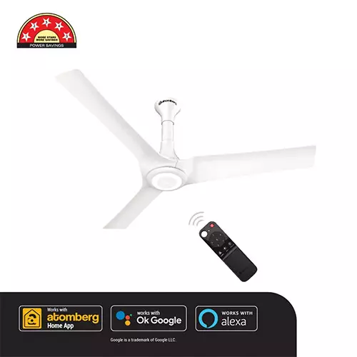 Atomberg Aris Starlight AT-125 48 Inch BLDC Ceiling Fan With Light and Remote - 1