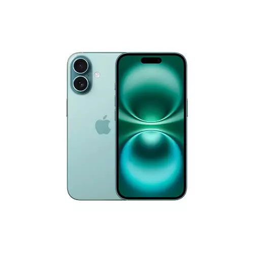 Apple iPhone 16 A18 8GB 128GB 6.1‑inch Super Retina XDR Smartphone (Teal)