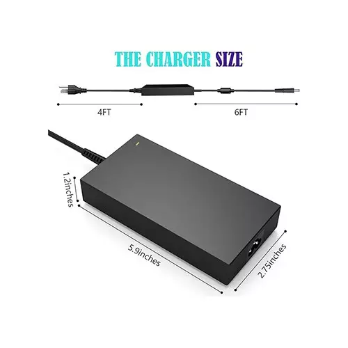 Dell 180-Watt AC Power Original Laptop Charger Adapter - 2