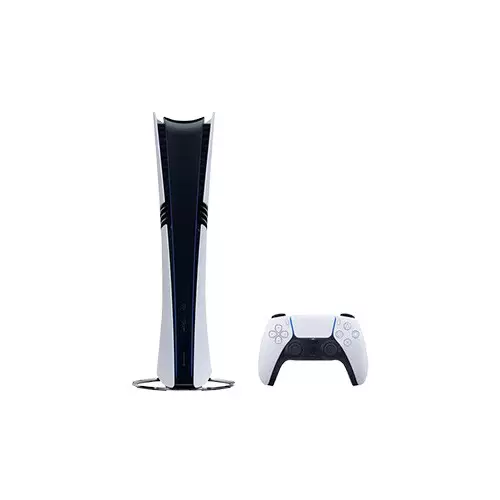 Sony PS5 Pro Gaming Console With Wireless Controller - Black & White - 2