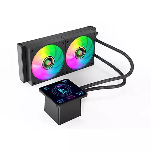 Acer Gadget ZUOOS SmartCool W240AL4.0 240mm All-in-One Liquid CPU Cooler with 4 Inch IPS Display - 1