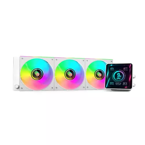 Acer Gadget ZUOOS SmartCool W360AL4.0W 360mm All-in-One Liquid CPU Cooler with 4 Inch IPS Display