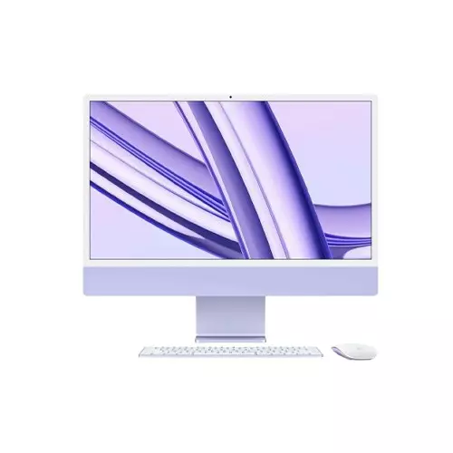 Apple iMac 24-Inch M3 Chip 2023 8 Core CPU 8 Core GPU 8GB Ram 256GB SSD All-in-One PC - 2