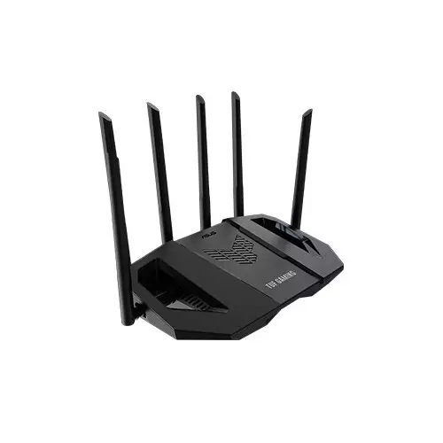 ASUS TUF Gaming BE6500 Dual Band WiFi 7 Extendable Gaming Router - 0