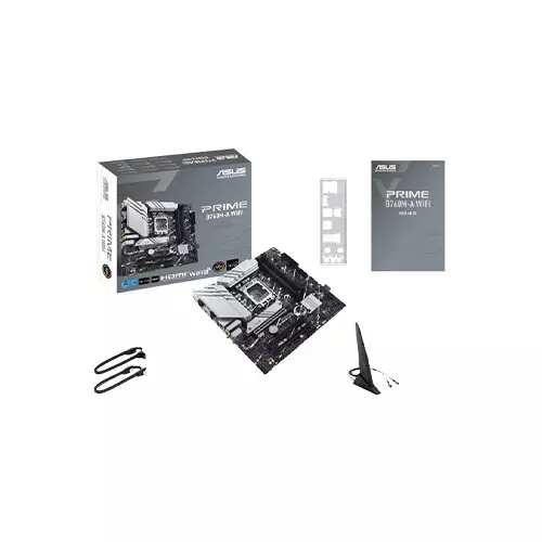 ASUS PRIME B760M-F WIFI DDR5 LGA 1700 micro-ATX Motherboard - 5