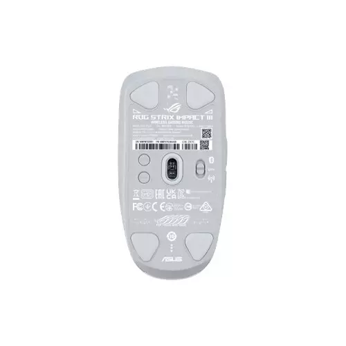 Asus ROG Strix Impact III Wireless Gaming Mouse (White) - 2