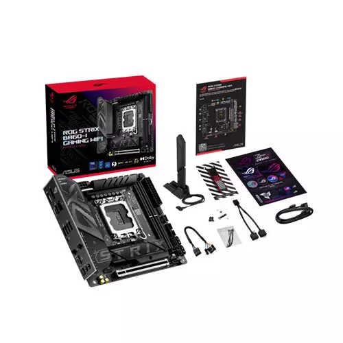 ASUS ROG STRIX B860-I GAMING WIFI LGA1851 DDR5 Mini-ITX Gaming Motherboard - 4