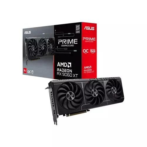 ASUS Prime Radeon RX 9060 XT OC Edition 16GB GDDR6 Graphics Card