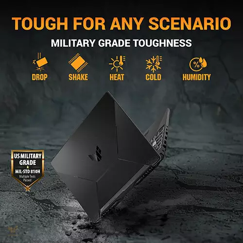 ASUS TUF Gaming A16 FA607NUQ-RL024W Ryzen 7-170 16GB RAM 512 GB SSD RTX 4050 16-inch FHD Gaming Laptop - 5