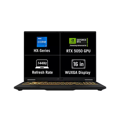 ASUS TUF Gaming F16 FX608JHI-TU256W Intel Core i7 14650HX 16GB RAM 1TB SSD 16-inch FHD Laptop with RTX 5050