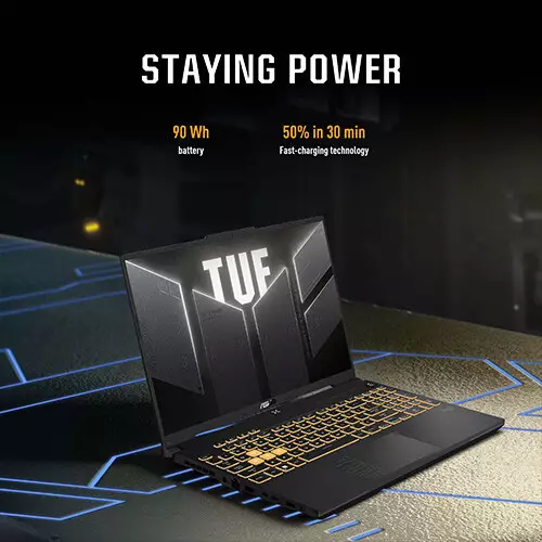 ASUS TUF Gaming F16 FX608JMI Core i7 14650HX 16GB 1TB RTX 5060 16 inch WUXGA Laptop - 3