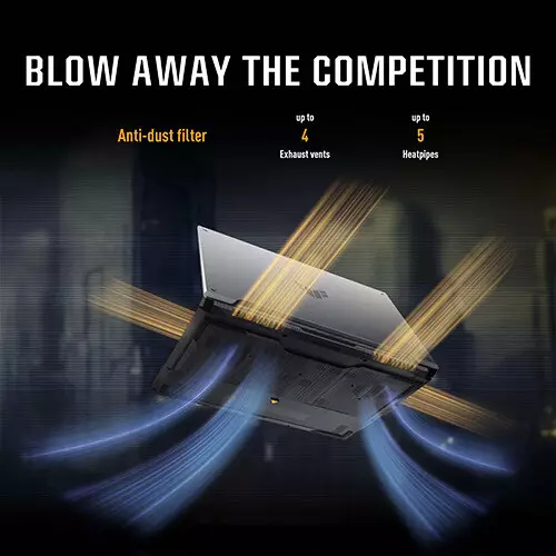ASUS TUF Gaming F16 FX608JMI Core i7 14650HX 16GB 1TB RTX 5060 16 inch WUXGA Laptop - 4