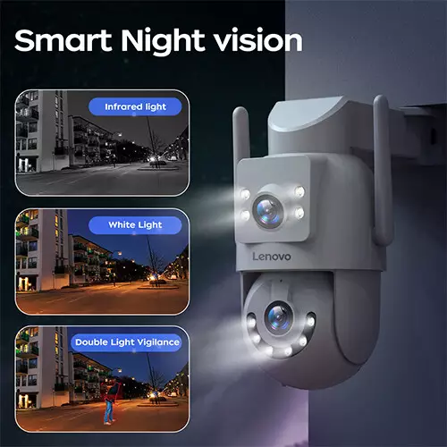 Lenovo X6T-U 3 MP Surveillance 4K Wi-Fi Camera - 3