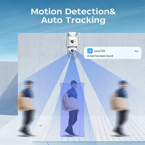 Lenovo X6T-U 3 MP Surveillance 4K Wi-Fi Camera - 4
