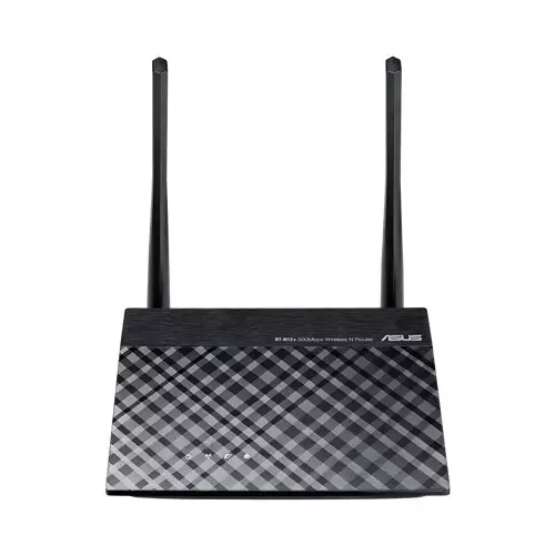ASUS RT-N12+ 300 Mbps 2 Antenna 1614 sqft 2.4GHz Router (5 to 10 User)