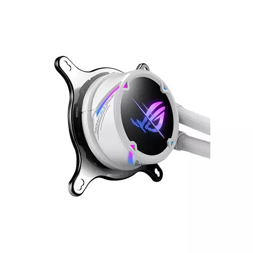 ASUS ROG STRIX LC II 360 ARGB WHITE EDITION ALL IN ONE LIQUID CPU COOLER - 1