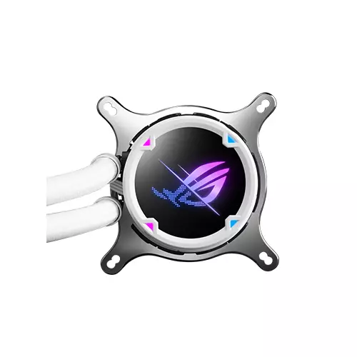 ASUS ROG STRIX LC II 360 ARGB WHITE EDITION ALL IN ONE LIQUID CPU COOLER - 2