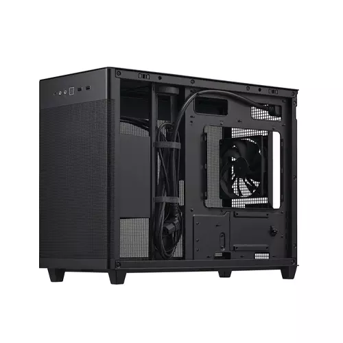 ASUS PRIME AP201 MICRO-ATX CASE (BLACK) - 2