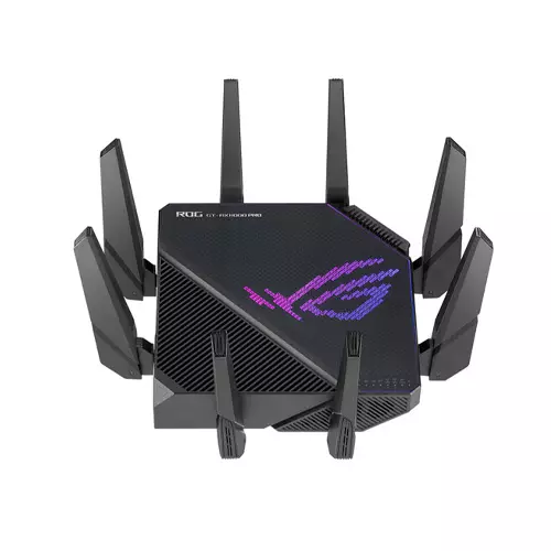 ASUS REPUBLIC OF GAMERS RAPTURE GT-AX11000 PRO WIRELESS TRI-BAND MULTI-GIG GAMING ROUTER - 2