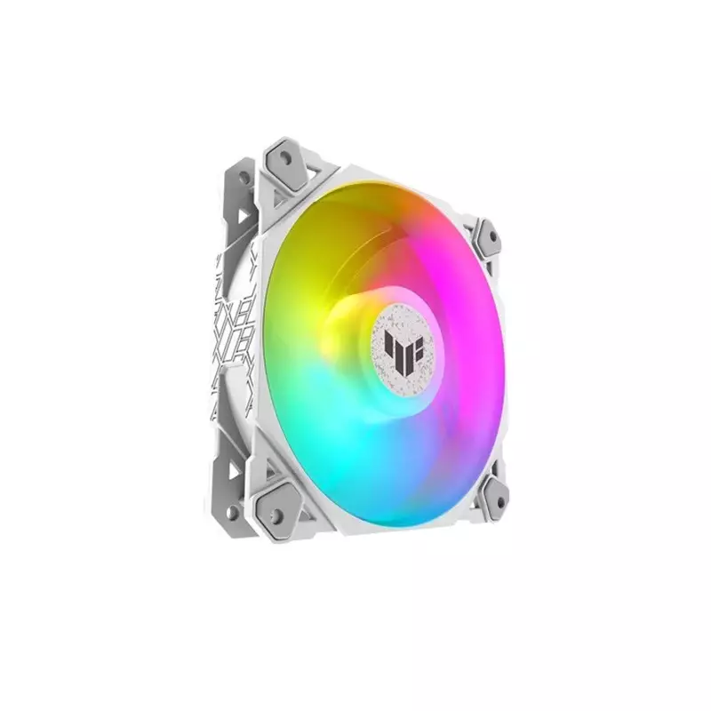 ASUS TUF TF120 3-IN-1 ARGB GAMING CASE COOLING FAN WHITE - 3