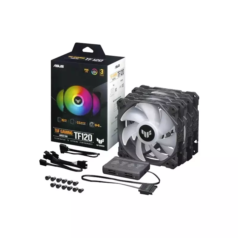Asus TUF Gaming TF120 ARGB CPU Cooler (Triple Fan Kit) - 3