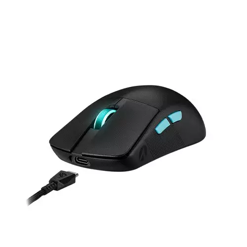 ASUS ROG Harpe Ace Aim Lab Edition Wireless Gaming Mouse (Black) - 1