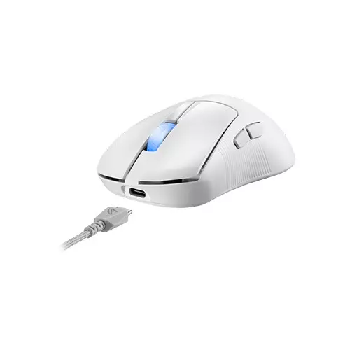 ASUS ROG Keris II Ace P714 Wireless Gaming Mouse (White) - 1