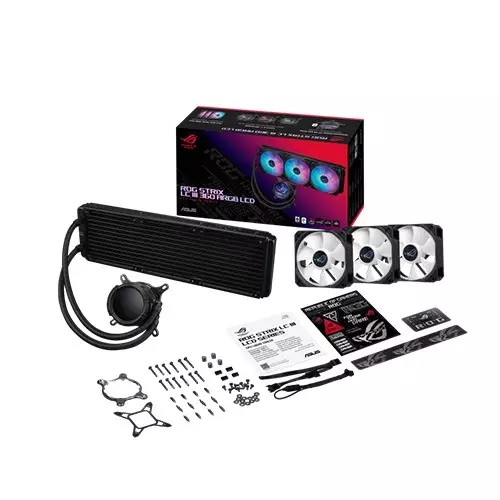 Asus ROG STRIX LC III 360 ARGB All-in-One Liquid CPU Cooler (Black) - 7
