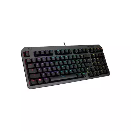 ASUS TUF Gaming K3 Gen II (RA07) Red/Blue Switch 97-Key Layout RGB Mechanical Keyboard (Black) - 3