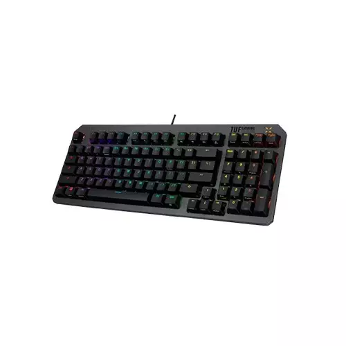 ASUS TUF Gaming K3 Gen II (RA07) Red/Blue Switch 97-Key Layout RGB Mechanical Keyboard (Black) - 4