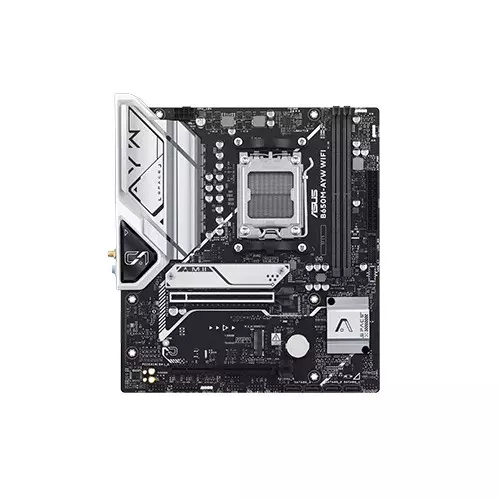 ASUS B650M-AYW WIFI AMD Ryzen AM5 DDR5 Micro-ATX Motherboard - 1
