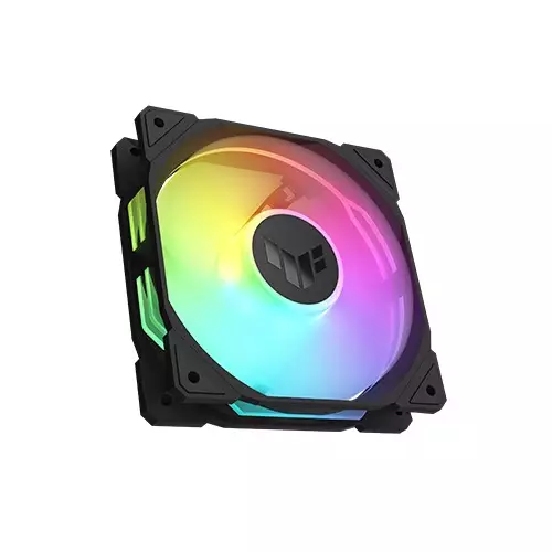 Asus TUF Gaming TR120 ARGB Triple Pack Reverse Casing Fan (Black) - 1