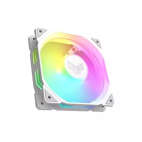 Asus TUF Gaming TR120 ARGB Triple Pack Reverse Casing Fan (White) - 1