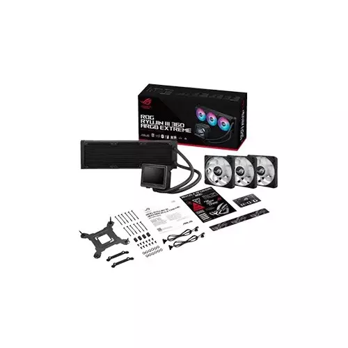 ASUS ROG RYUJIN III 360 ARGB Extreme 360mm ALL-IN-ONE Liquid CPU Cooler - 4