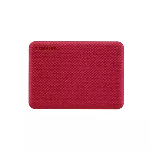 Toshiba Canvio Advance 2TB USB 3.2 Gen 1 External HDD (RED) - 3