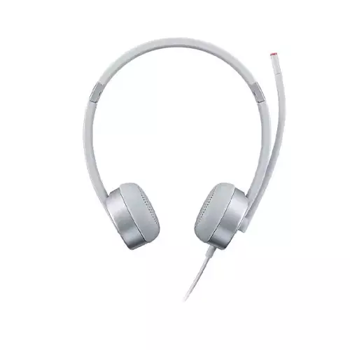 Lenovo 100 Stereo Silver Analog Headset - 1