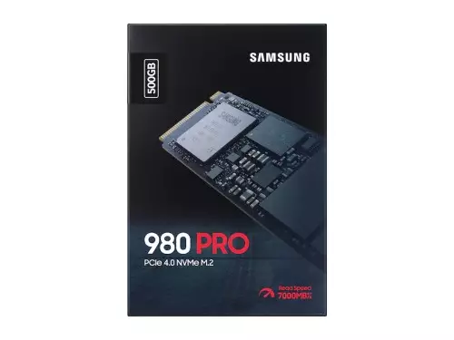 Samsung 980 PRO 500GB PCIe 4.0 M.2 NVMe SSD - 3