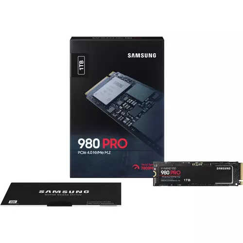 Samsung 980 PRO 1TB PCIe 4.0 M.2 NVMe SSD - 3