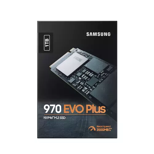 Samsung 970 EVO Plus 1TB PCIe 3.0 x4 NVMe M.2 SSD - 2