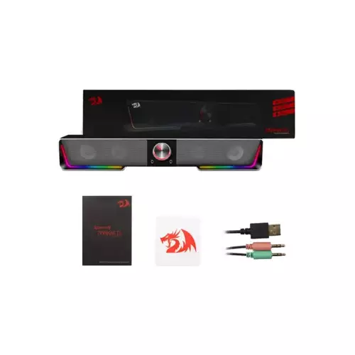 REDRAGON GS570 DARKNETS RGB BLUETOOTH STEREO SOUNDBAR - 1