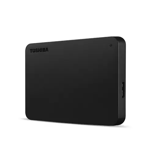 TOSHIBA CANVIO BASIC 2TB USB 3.0 EXTERNAL HDD (BLACK) - 1